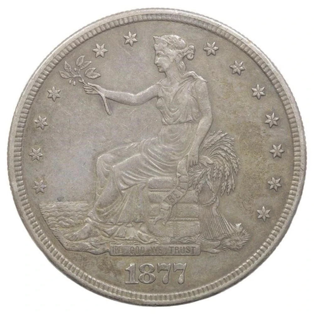 EF-45 1877-S Trade Dollar