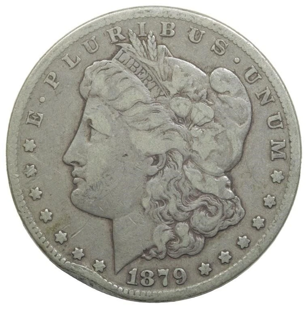 Fine-12 Details 1879-CC Morgan $1