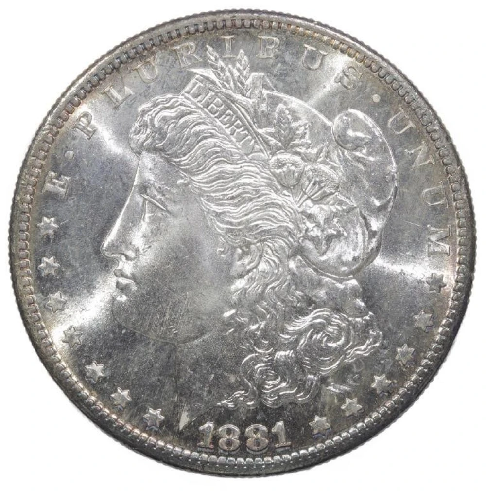 Toned MS-65 1881-S Morgan Dollar