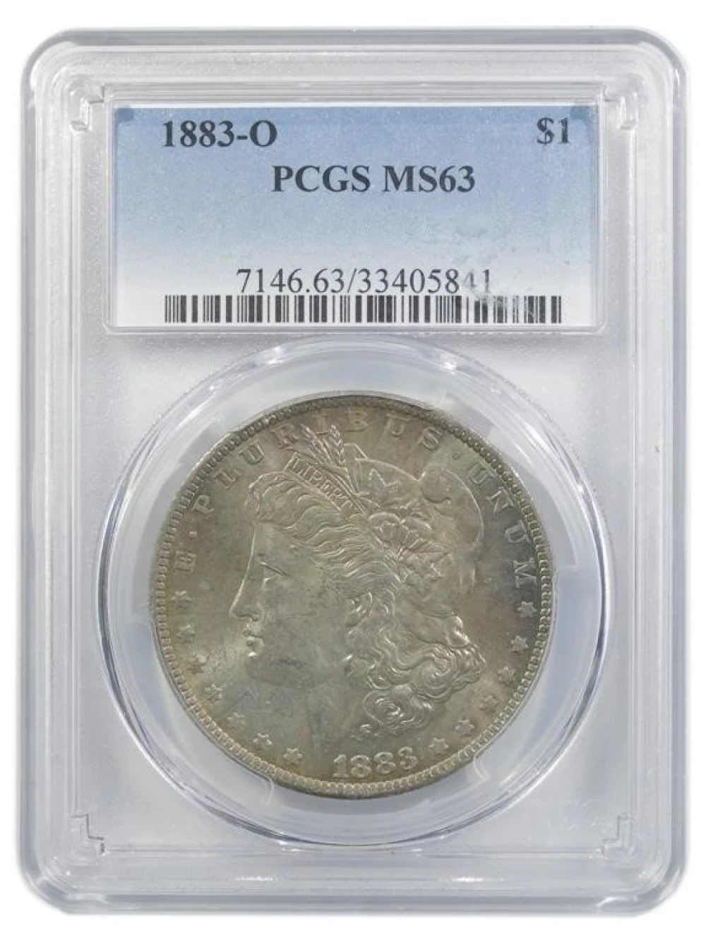 PCGS MS-63 Toned 1883-O Morgan $1