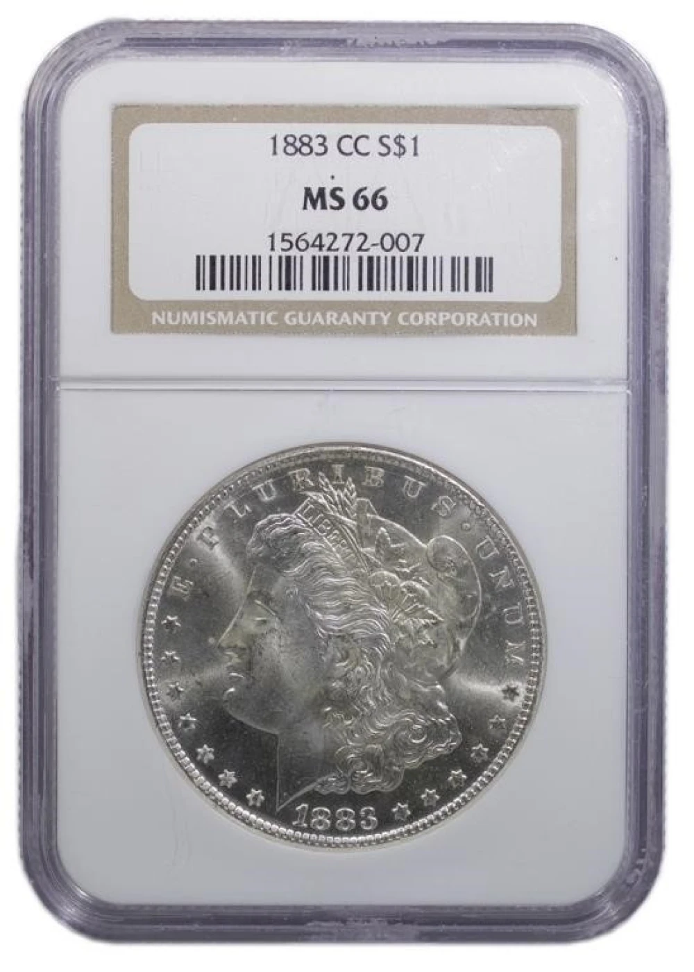 NGC MS-66 1883-CC Morgan Dollar