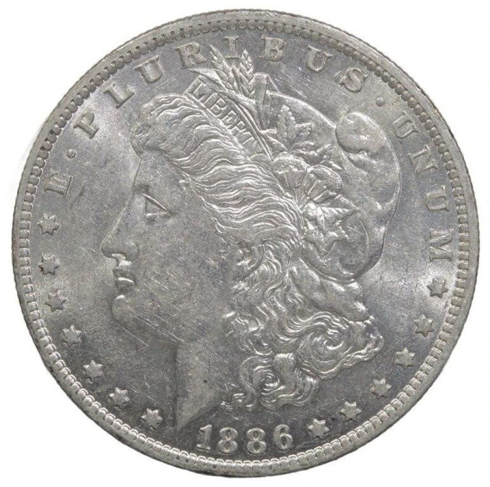AU-50 or Finer 1886-O Morgan $1