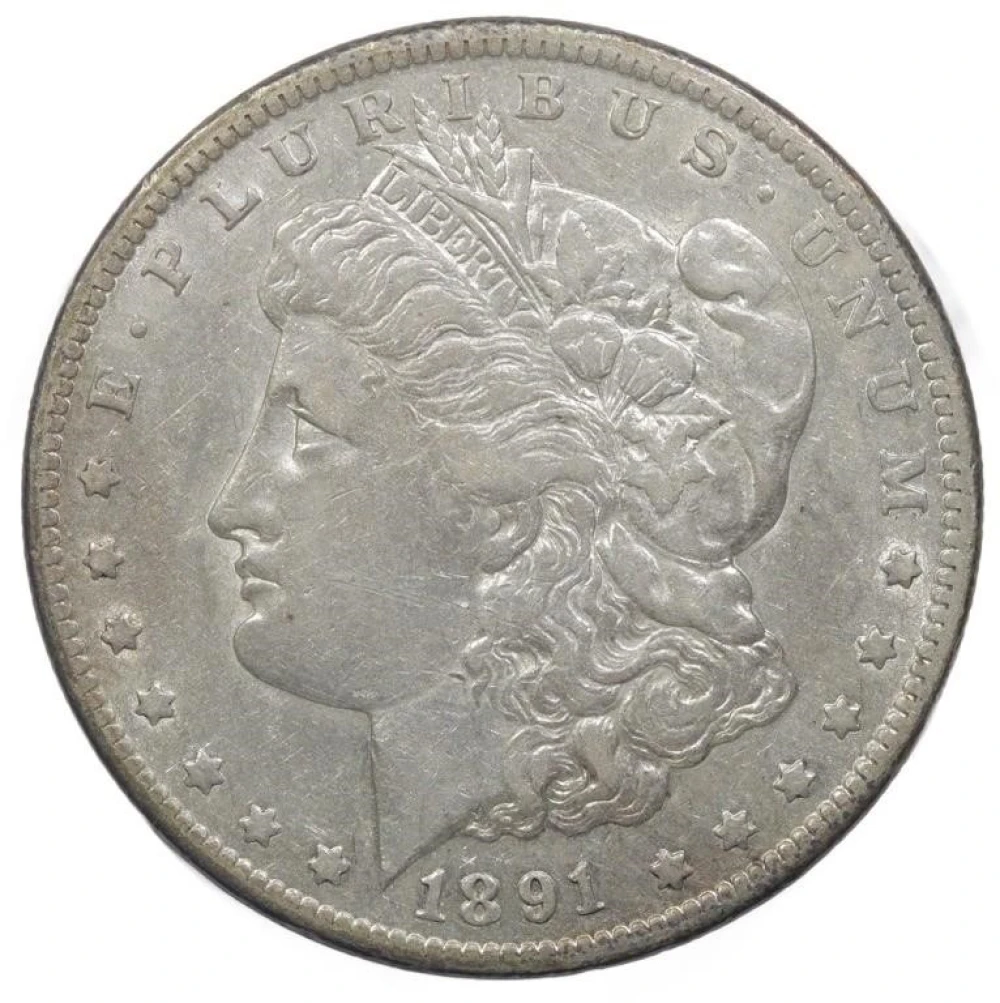 EF-45 Details 1891-CC Morgan $1