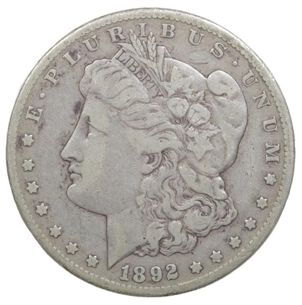 Fine-15 1892-CC Morgan $1