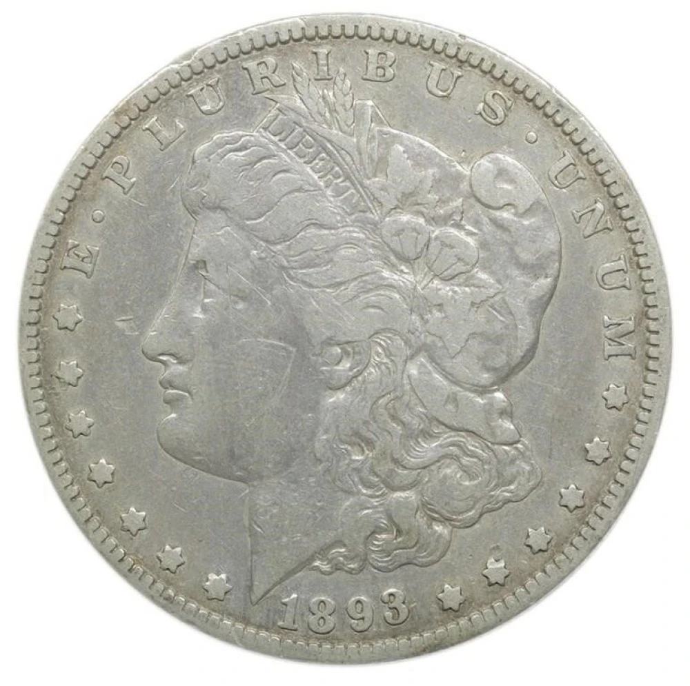 VF-20 Details 1893-O Morgan Dollar