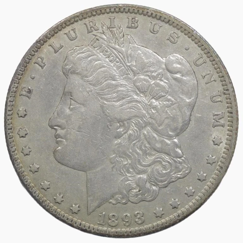EF-45 Details 1893-O Morgan $1