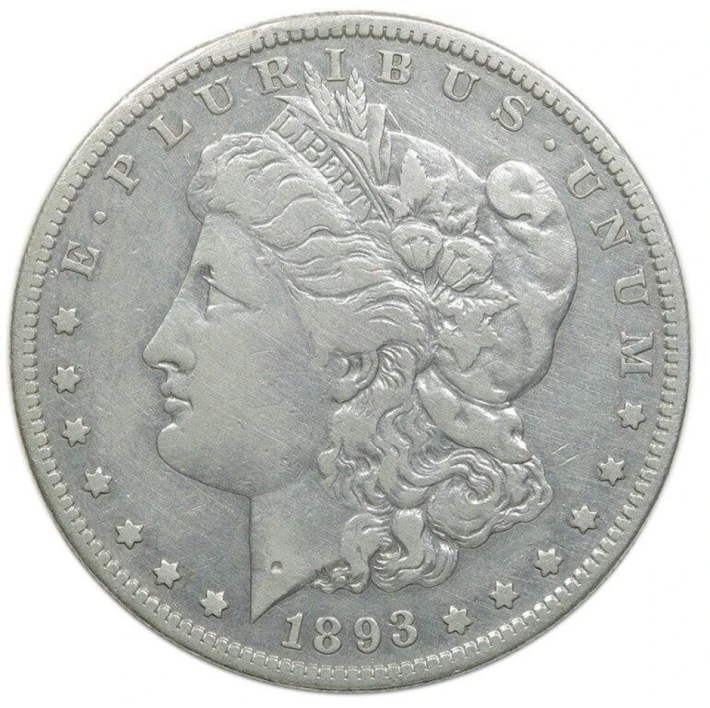 VF-20 Details 1893-S Morgan $1
