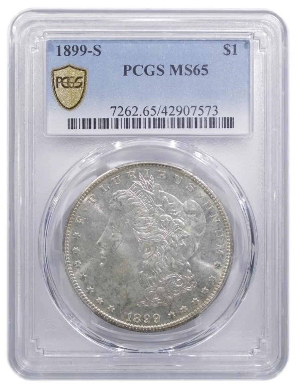PCGS MS-65 1899-S Morgan Dollar