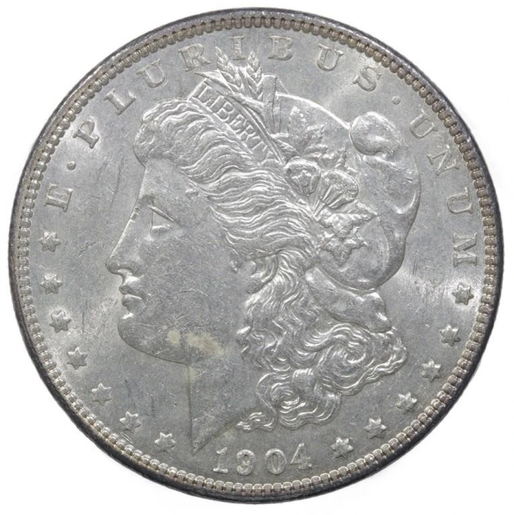 Unc 1904 Morgan Dollar