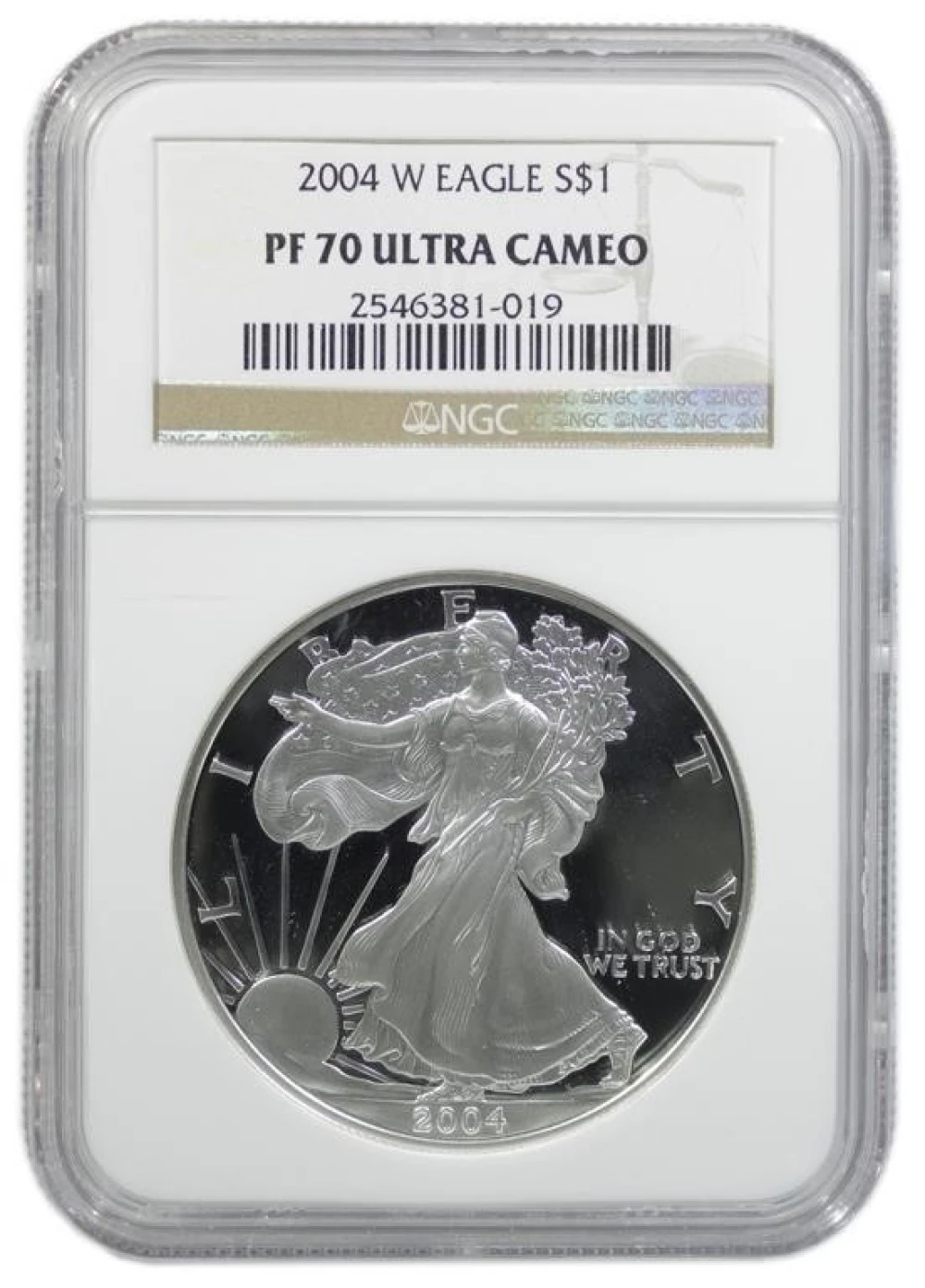 2004-W NGC PF-70 Ultra Cameo Silver Eagle