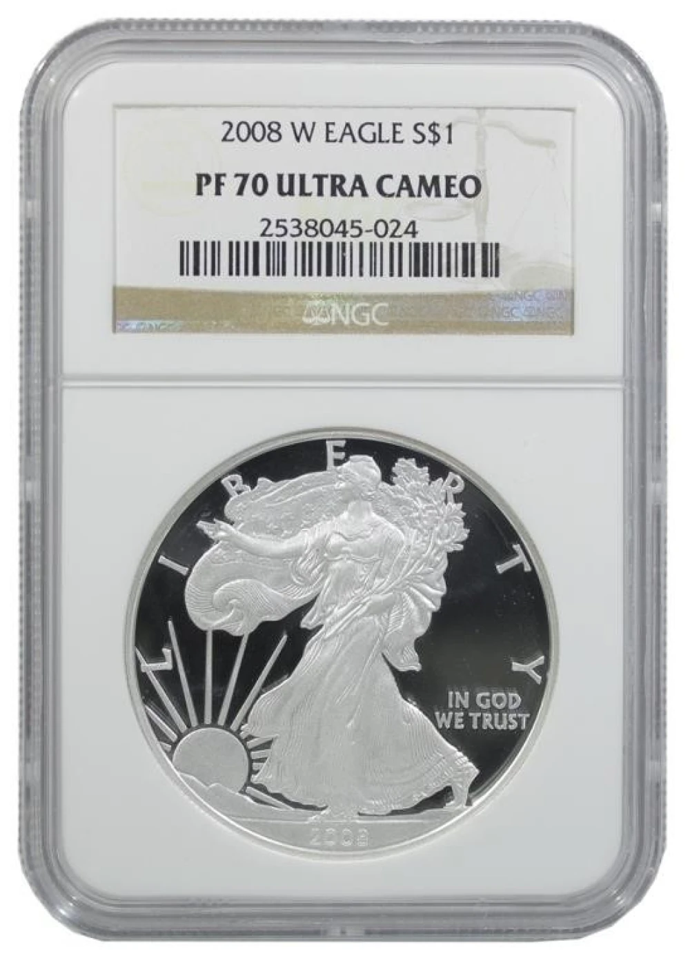 A 2nd 2008-W NGC PF-70 Ultra Cameo Silver Eagle
