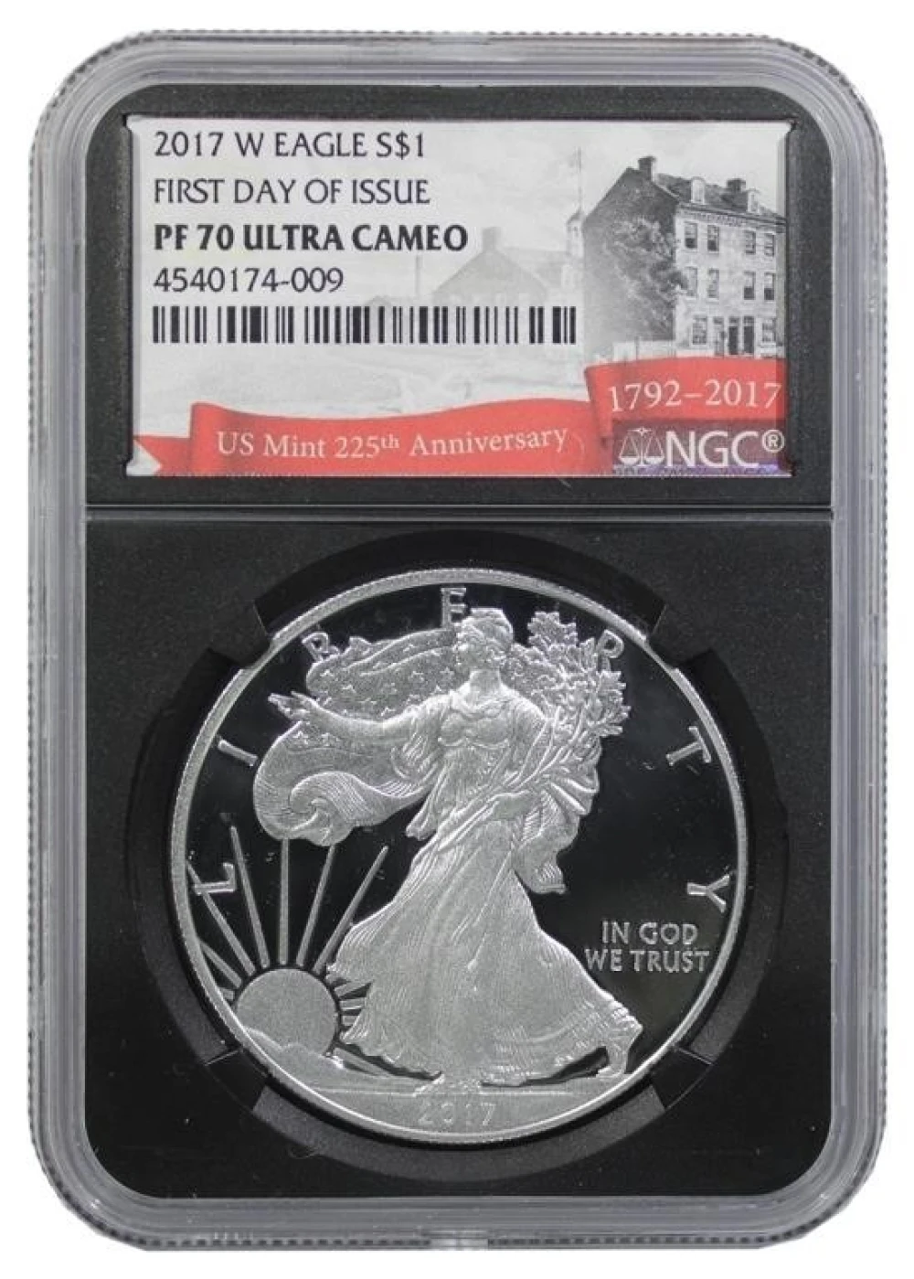2017-W NGC PF-70 Ultra Cameo ER Silver Eagle