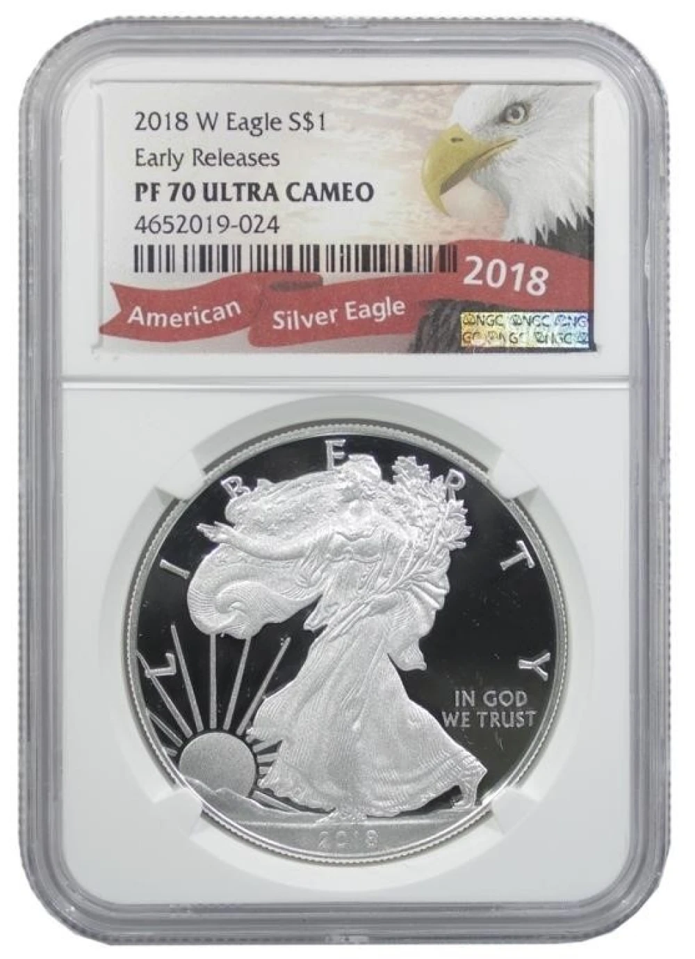 2018-W NGC PF-70 Ultra Cameo Silver Eagle