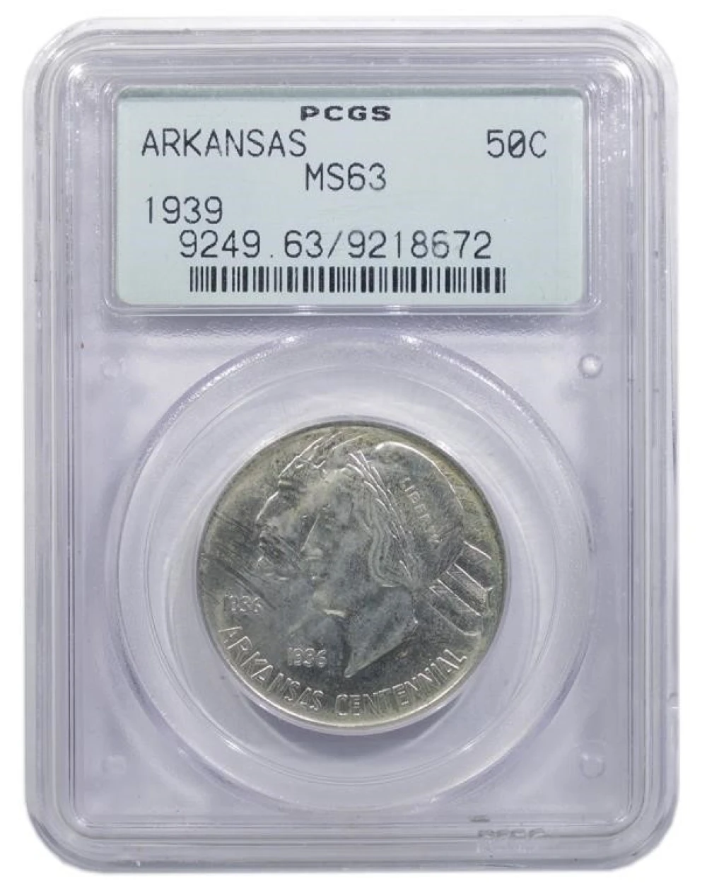 PCGS MS-63 1939 Arkansas Half Dollar