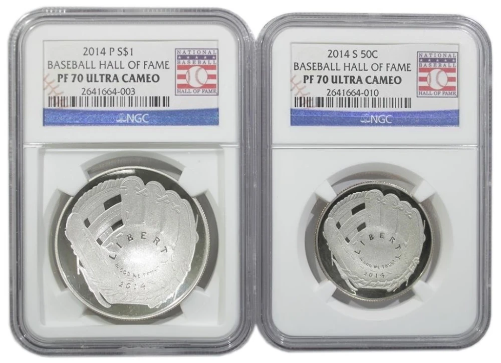 2014 NGC Certified Baseball Hall of Fame Commems
