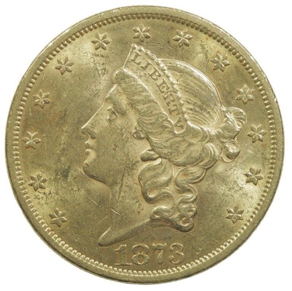 BU-60 1873 $20 Gold Liberty