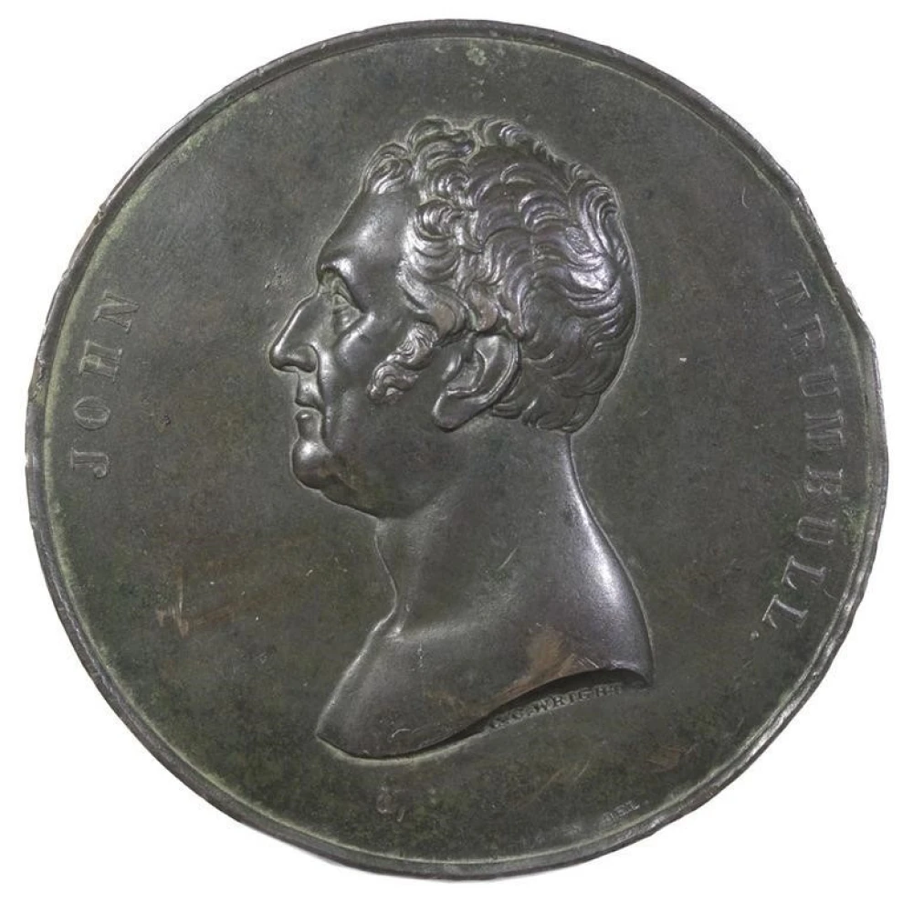 EF 1849 John Trumbull Mint Medal