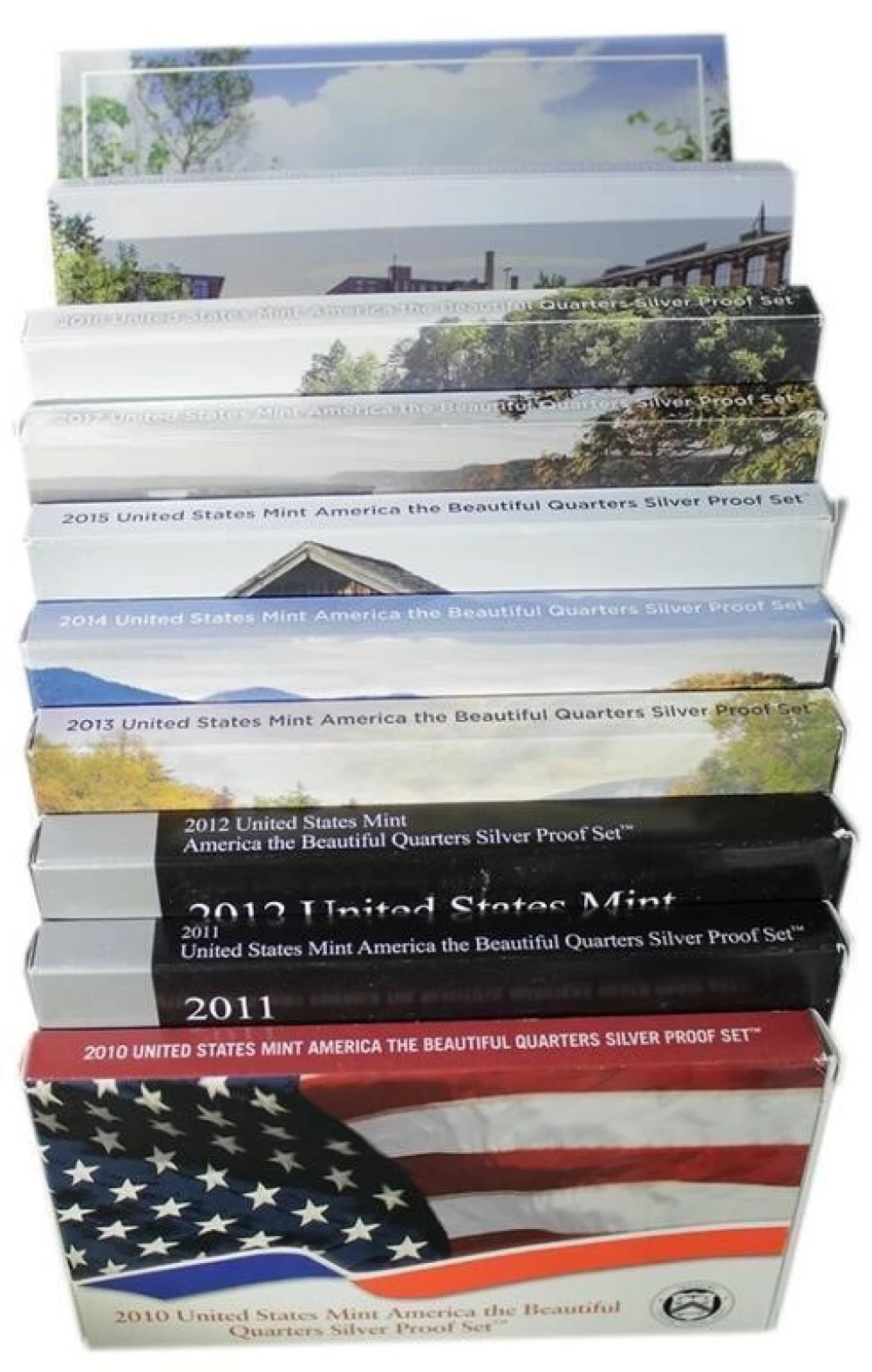 2010-2020 Silver Quarter Proof Set Collection