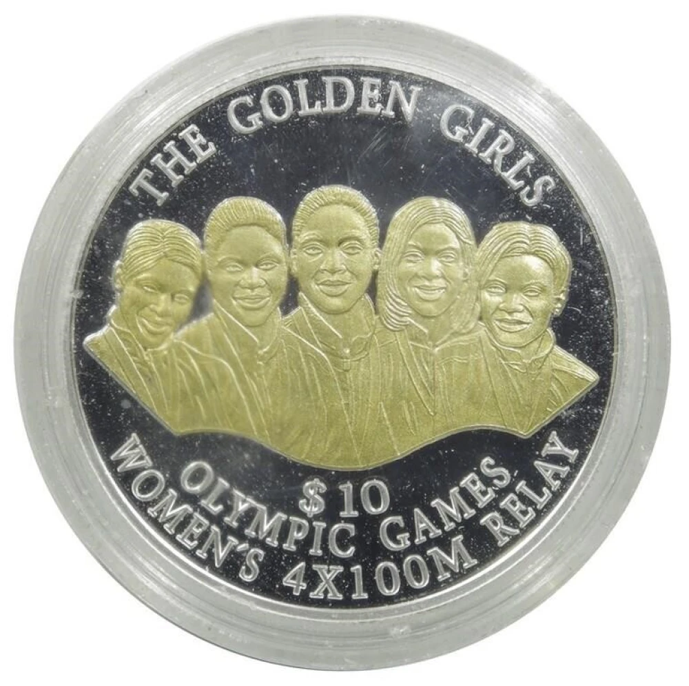 Bahamas. 2000 Olympic "Golden Girls" Silver $10