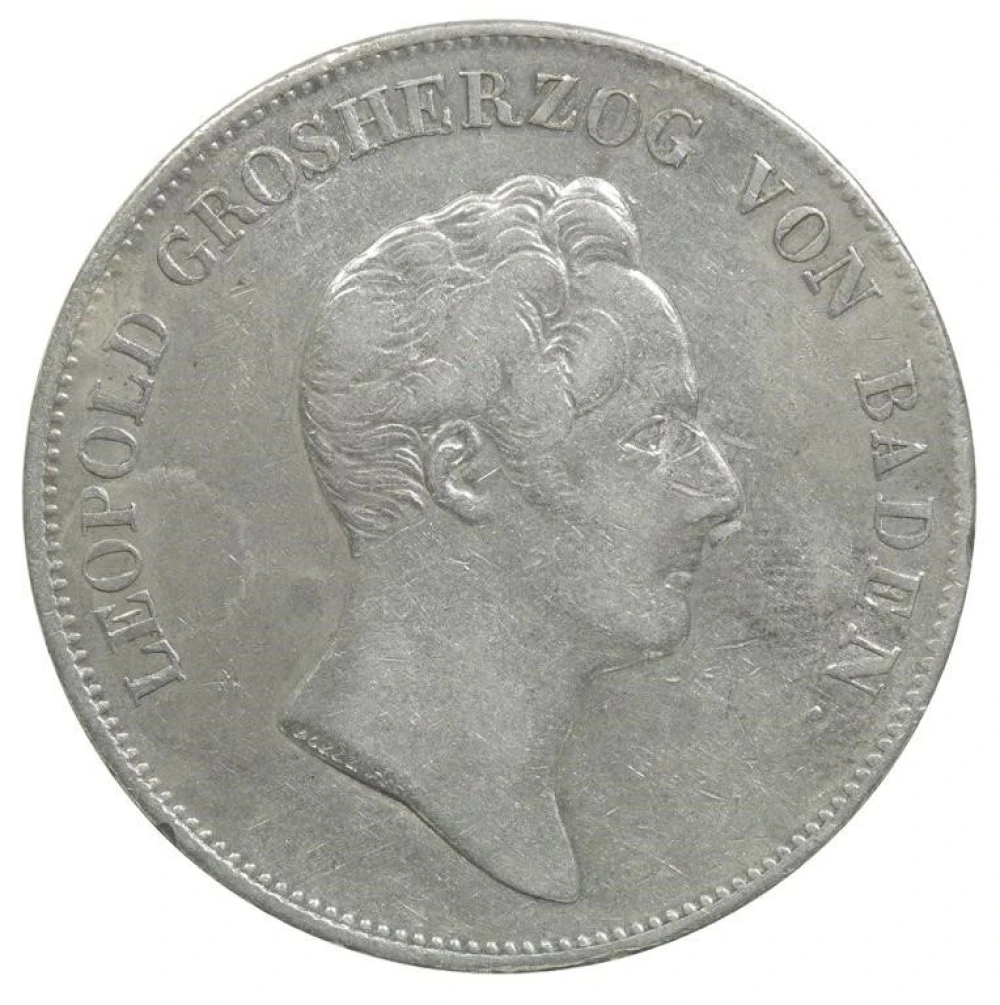 German States. Baden. EF 1833 Kronen Thaler