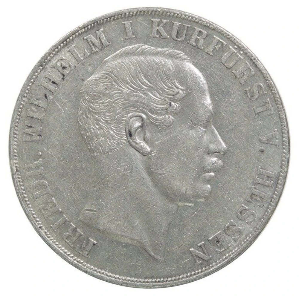 German States. 1855 Hesse-Cassel 2 Thaler