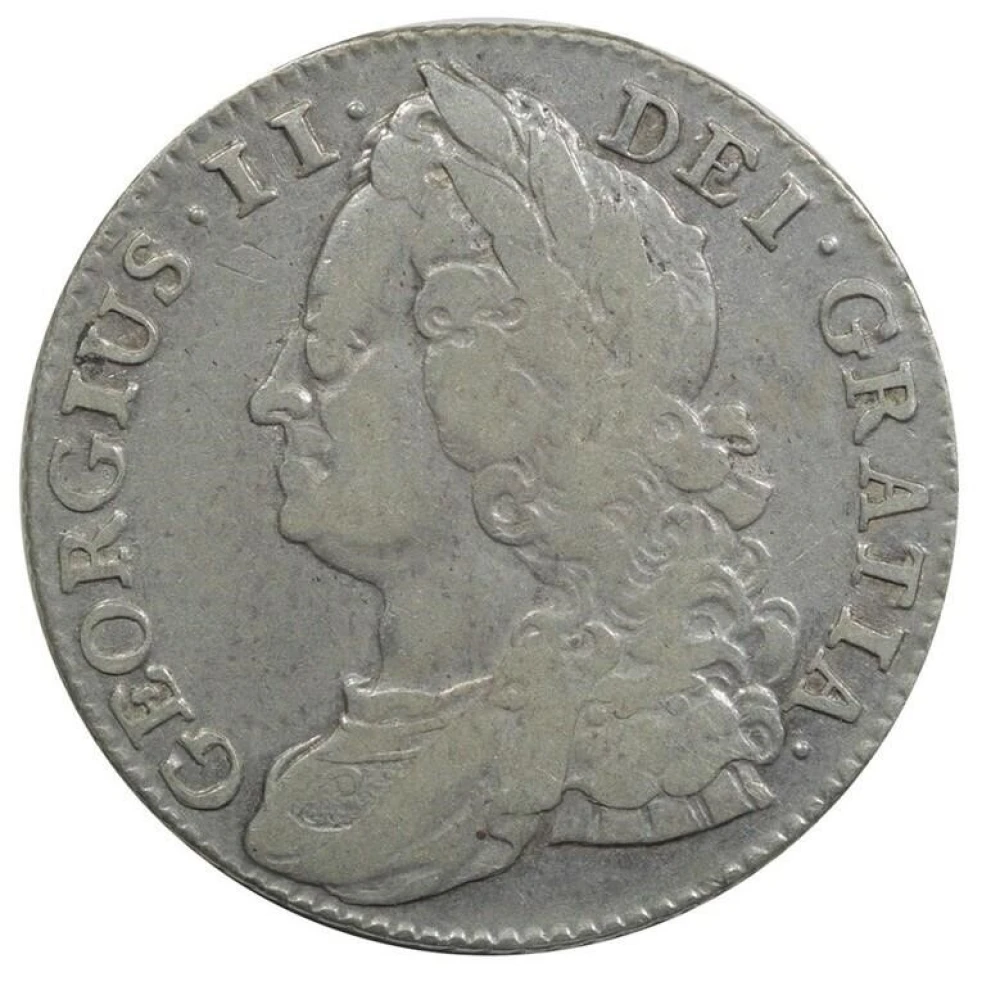 Great Britain. VF 1743 Shilling