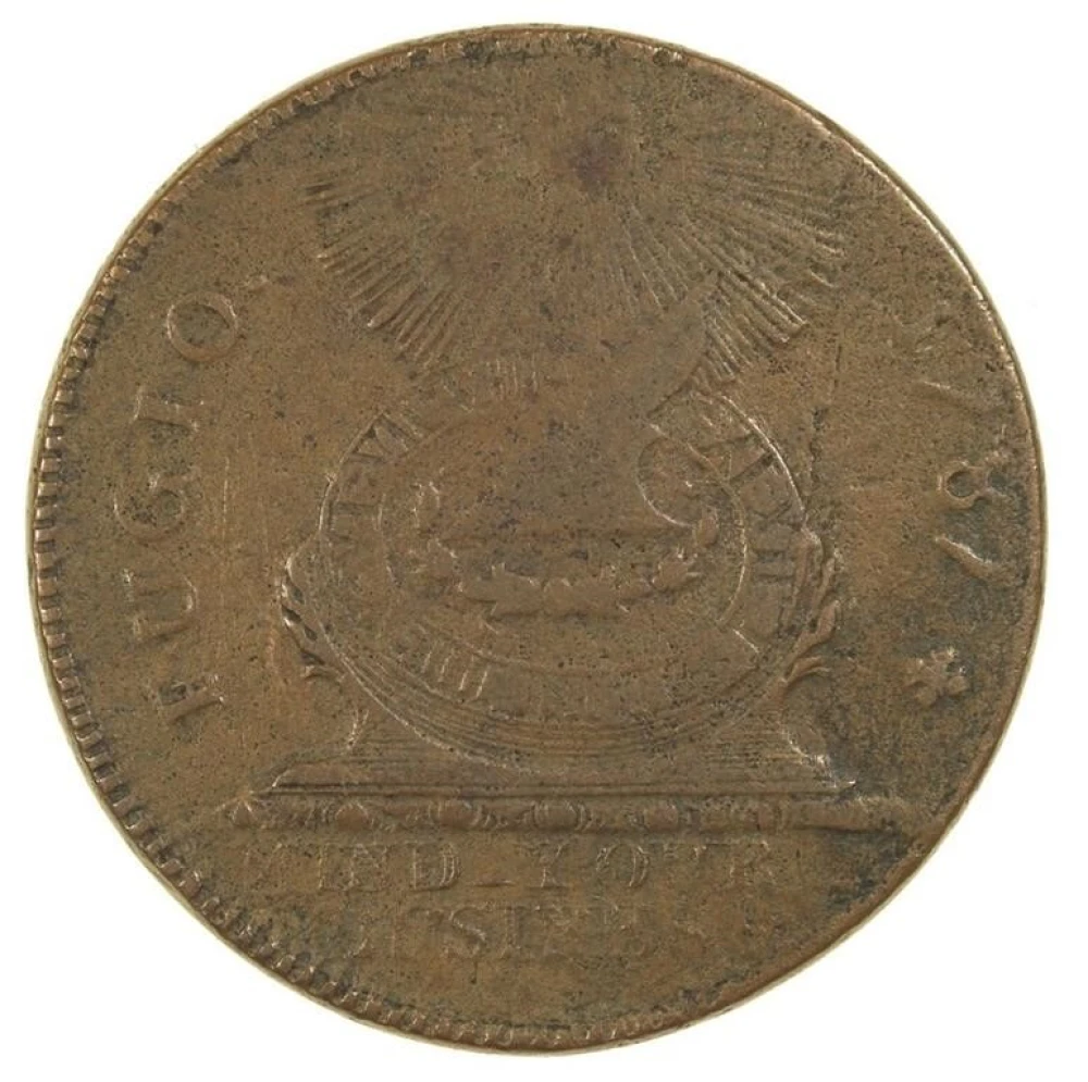 EF-40 1787 Fugio Copper