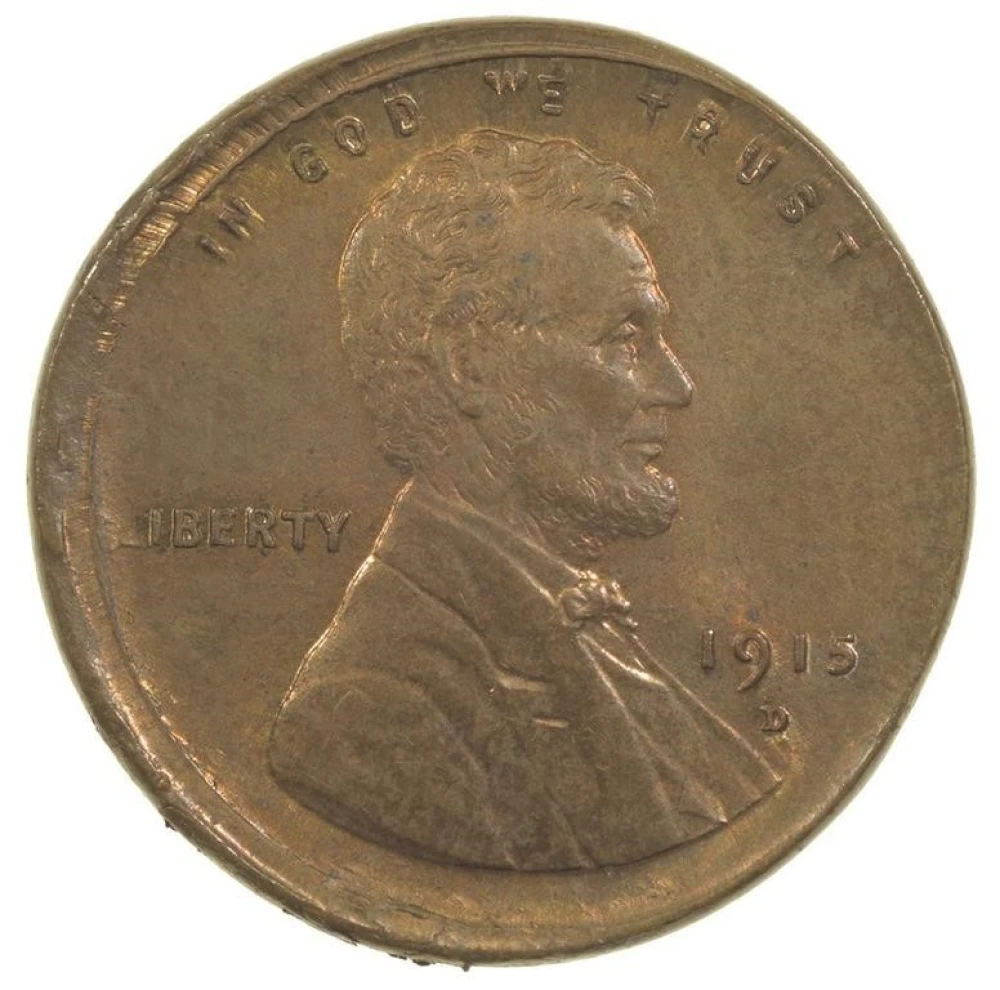 MS-63 RB Broadstruck 1915-D Cent