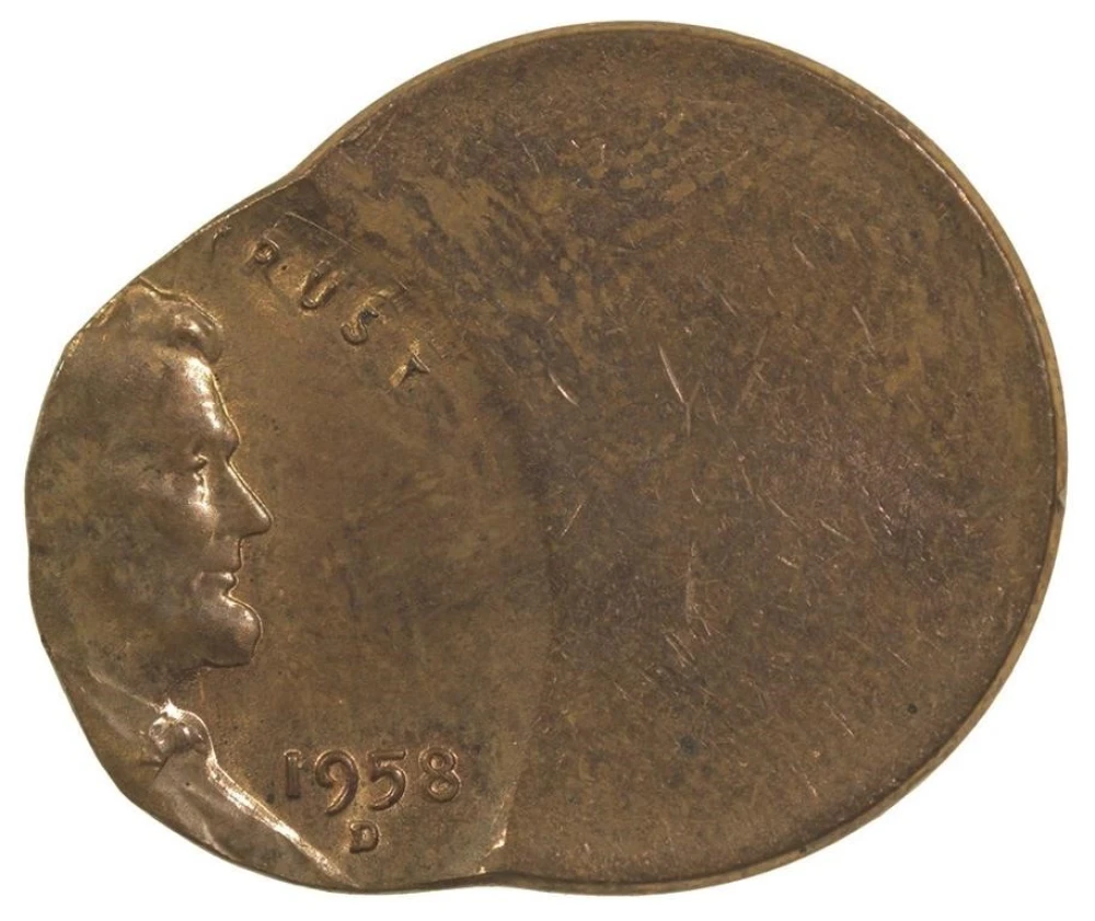 MS-63 RB 1958-D Off-Center Cent
