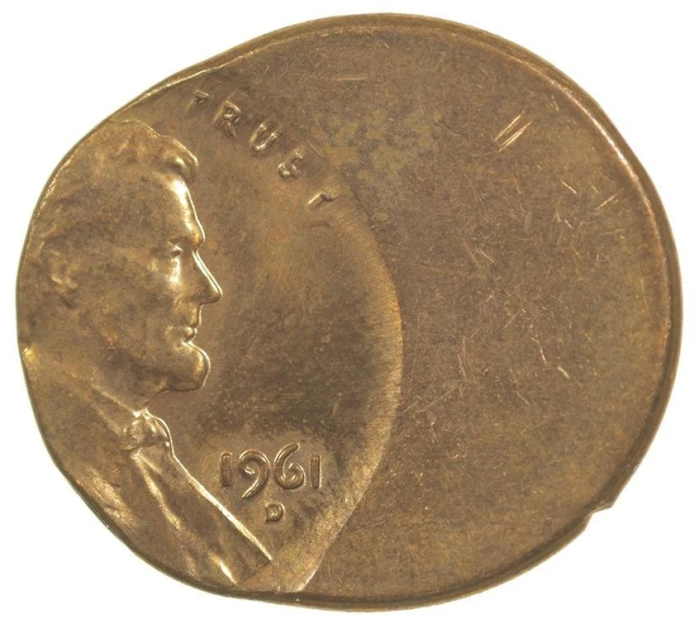MS-63 RB 1961-D Off-Center Cent