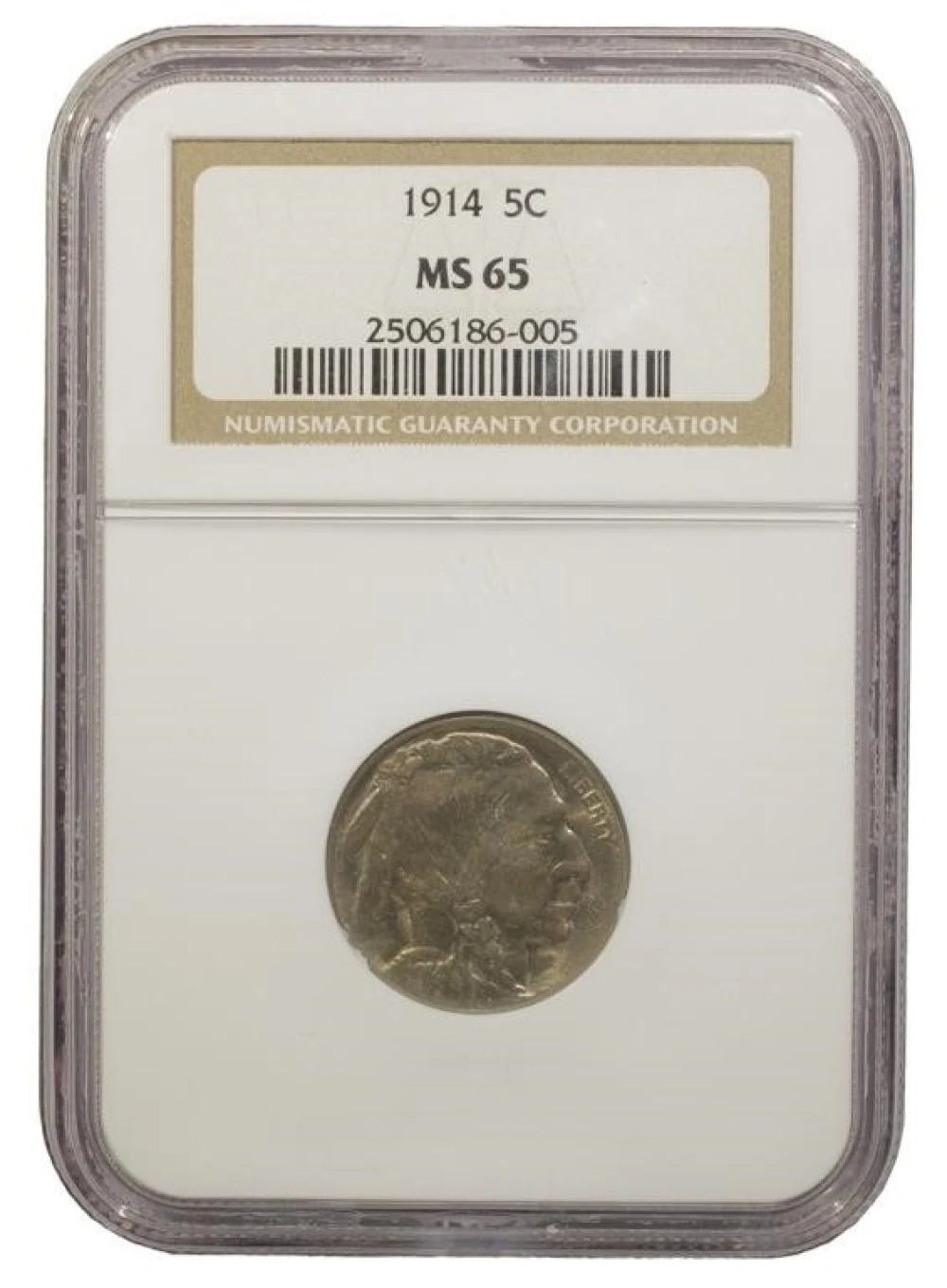 NGC MS-65 1914 Nickel