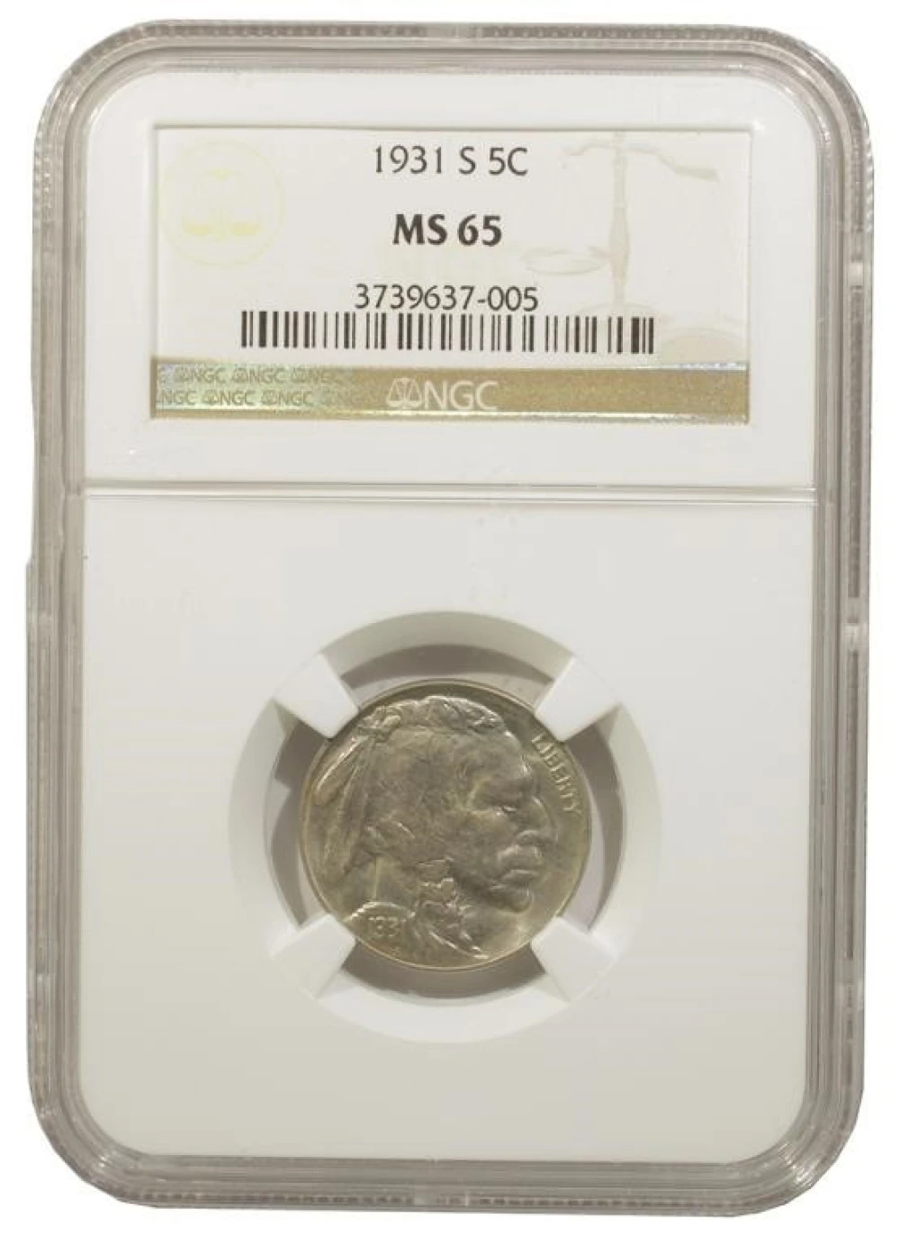 NGC MS-65 1931-S Nickel