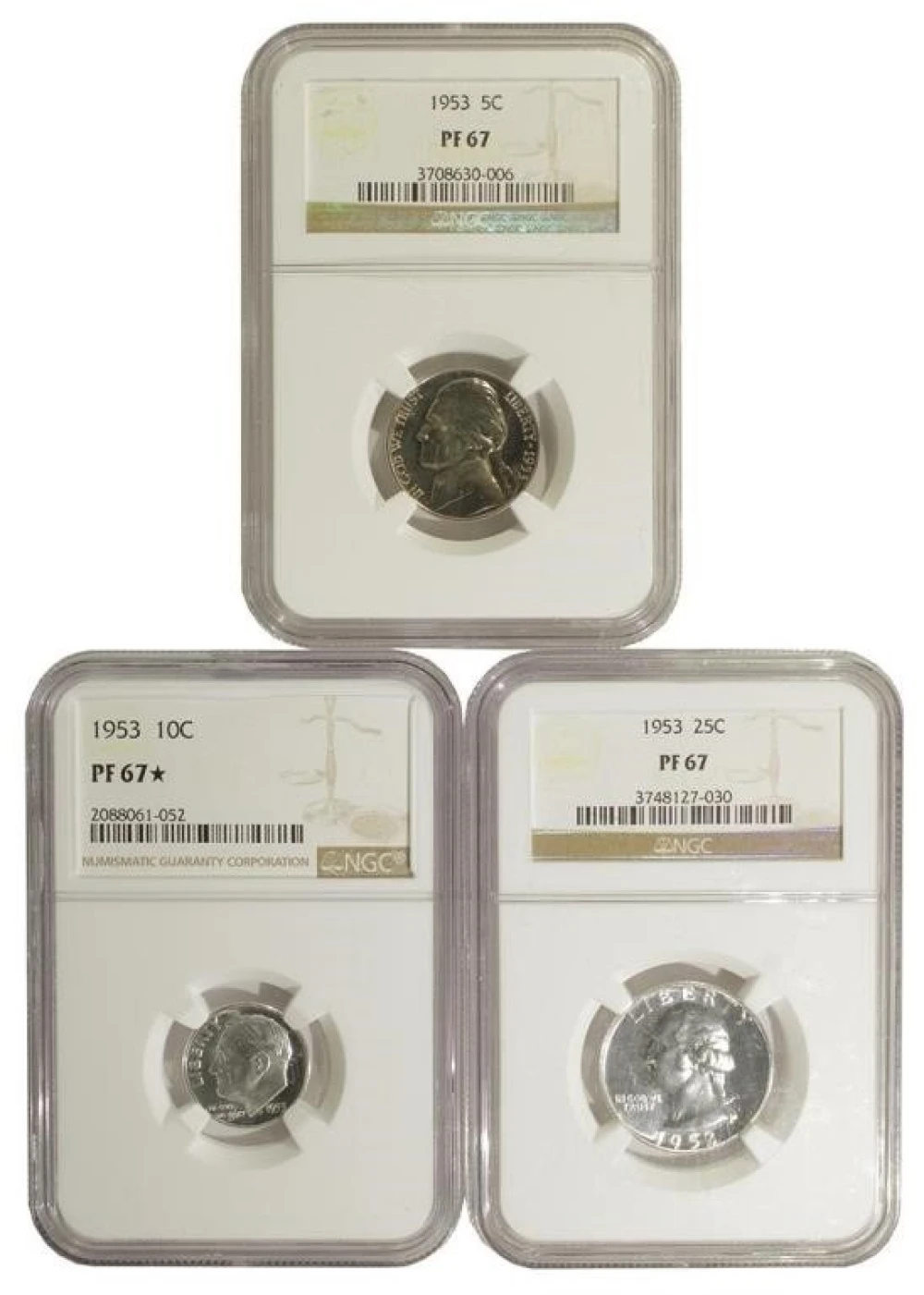 NGC Partial Gem 1953 Proof Set
