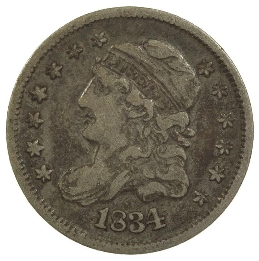 VF-20 1834 Half Dime