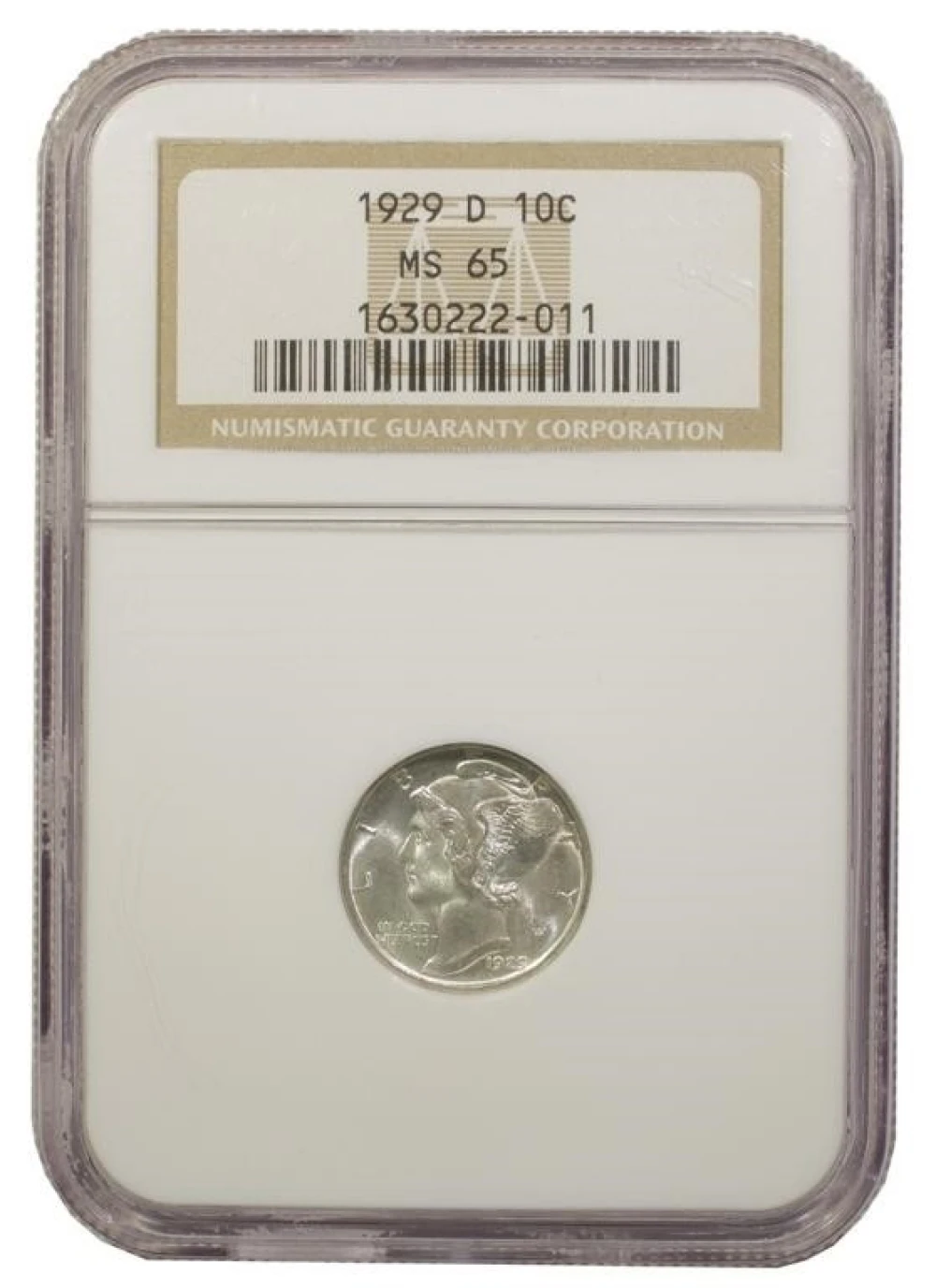 NGC MS-65 1929-D Dime