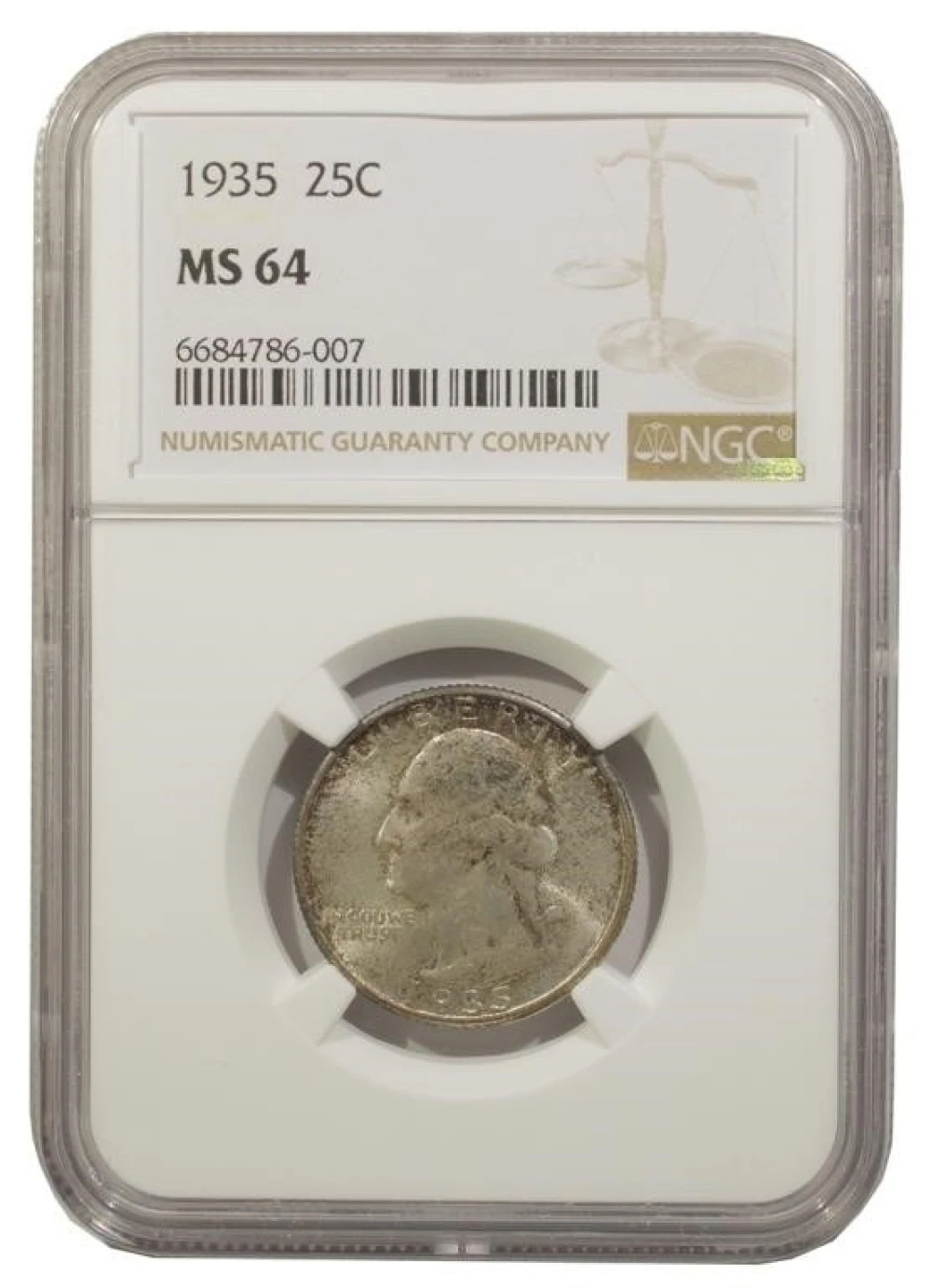 NGC MS-64 1935 Quarter