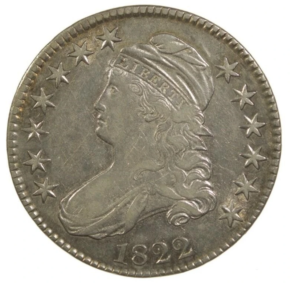 EF-45 1822 Half Dollar
