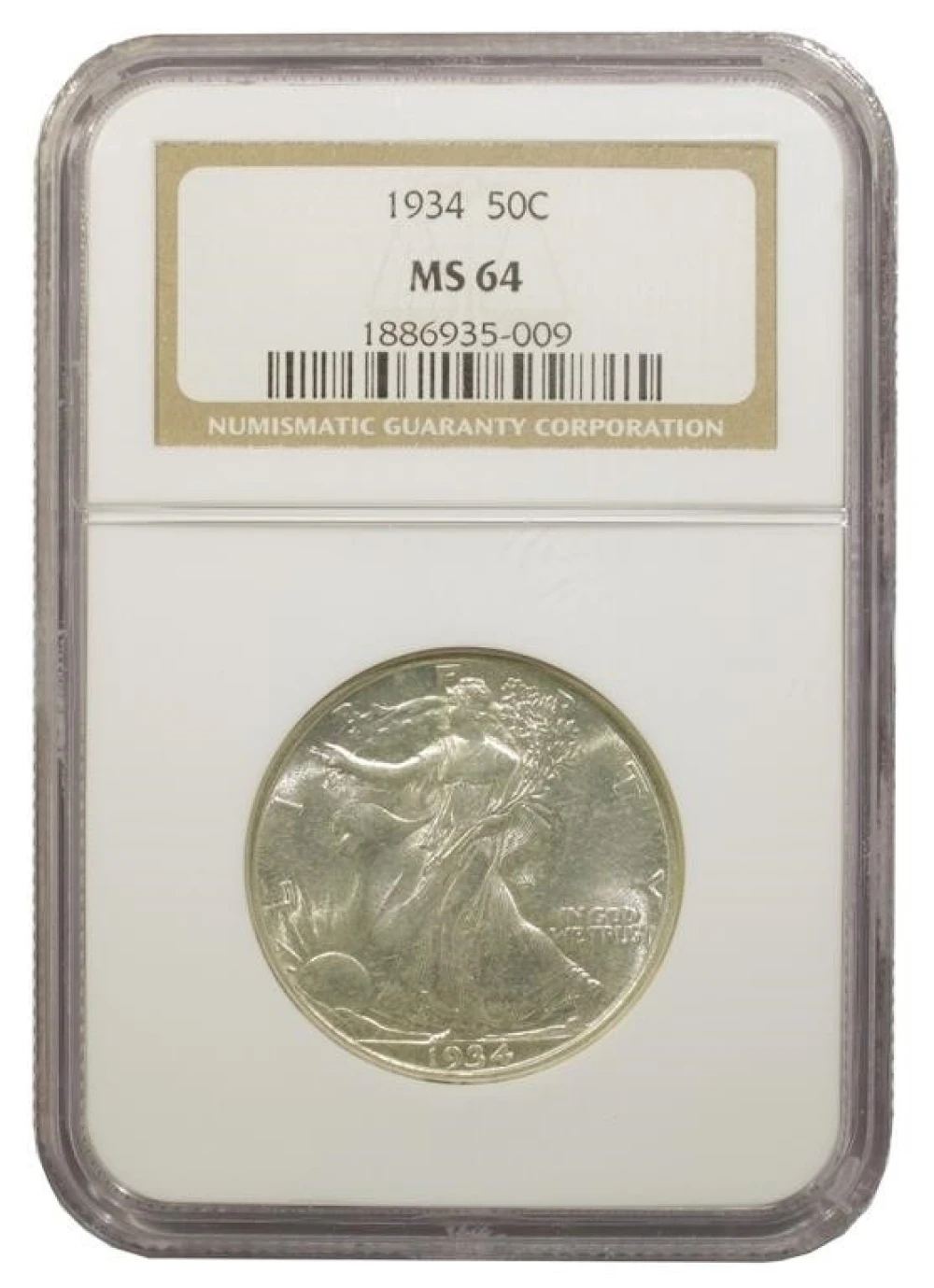 NGC MS-64 1934 Half Dollar