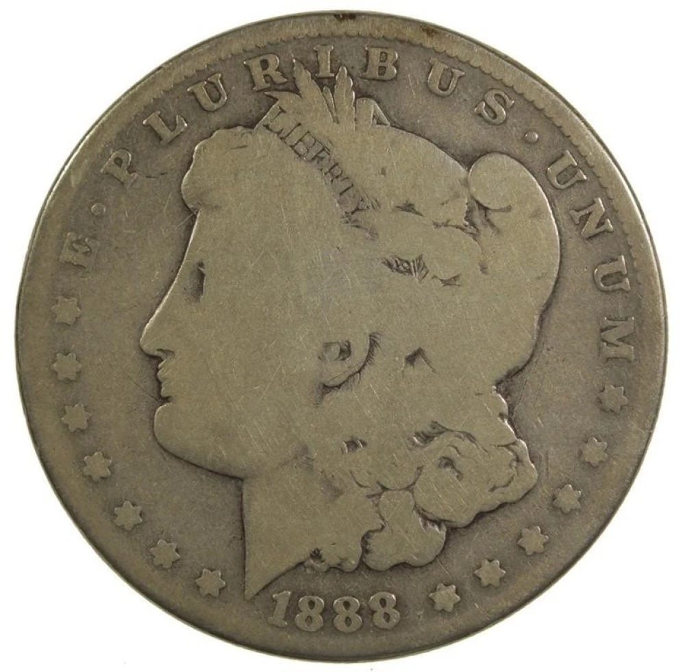 AG-3 1888-O "Hot Lips" Morgan Dollar
