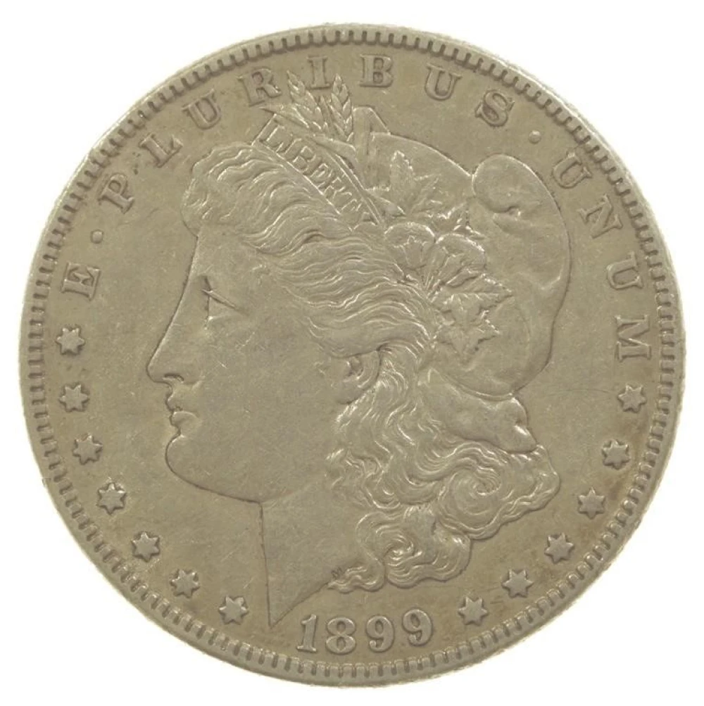EF/AU 1899-O Micro O Morgan $1