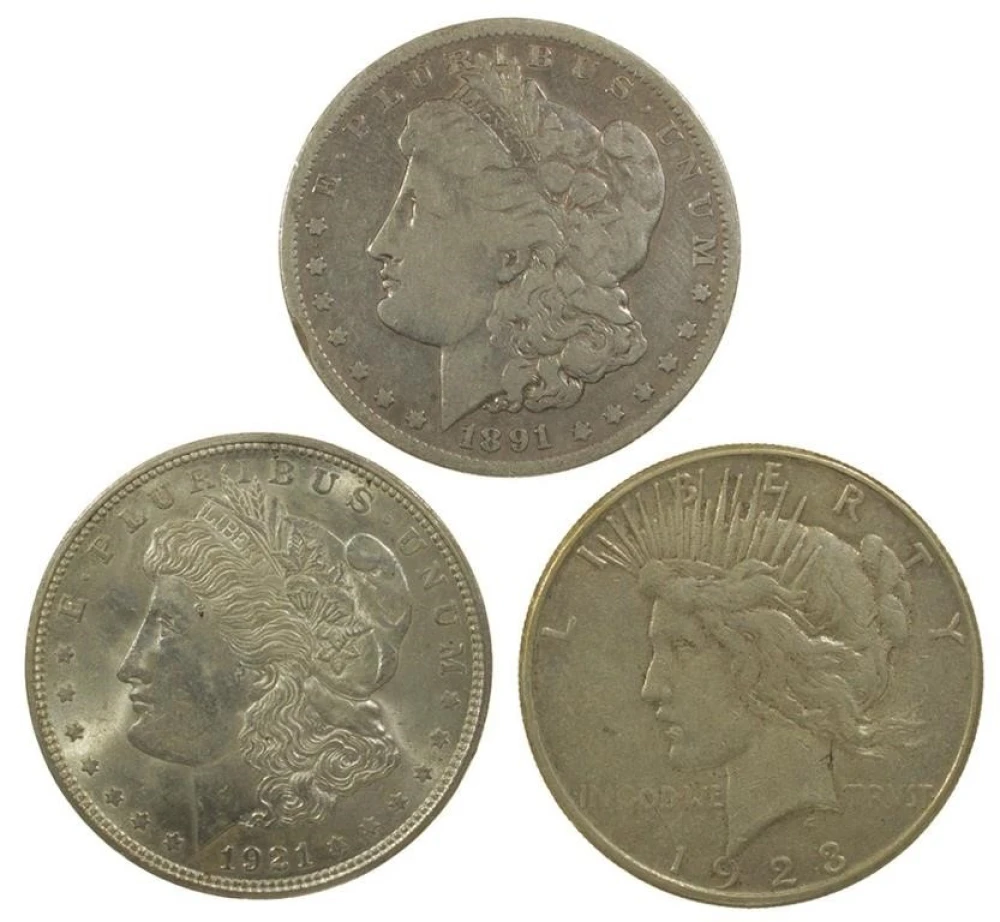 Mixed Silver Dollar Trio