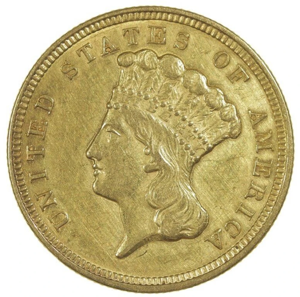 AU Details 1856 Gold $3