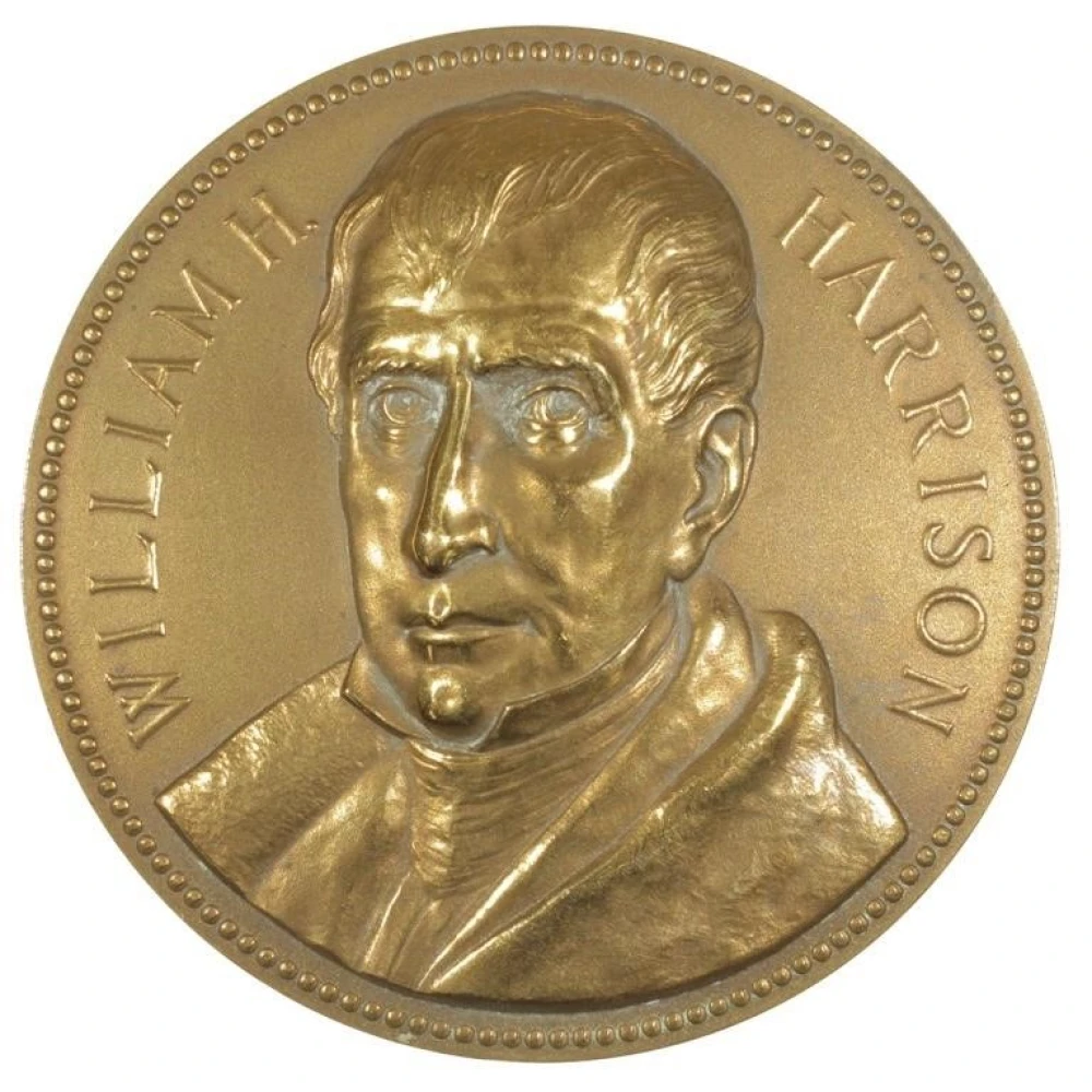 Bronze Mint William H. Harrison Medal Restrike