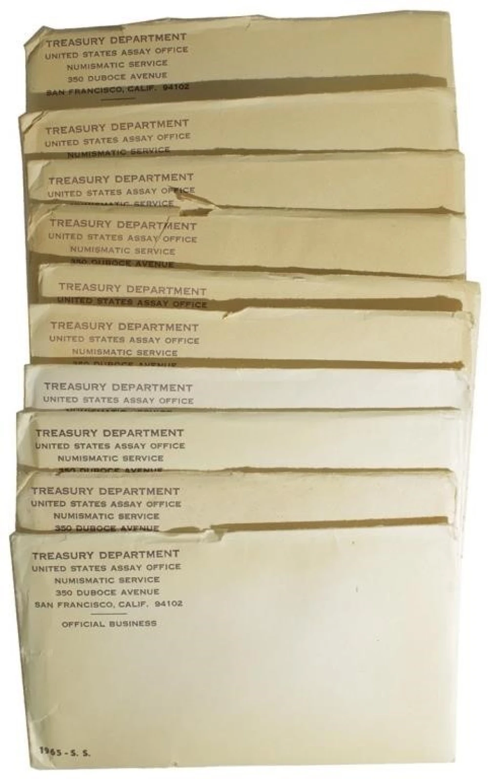 10 1965 Special Mint Sets