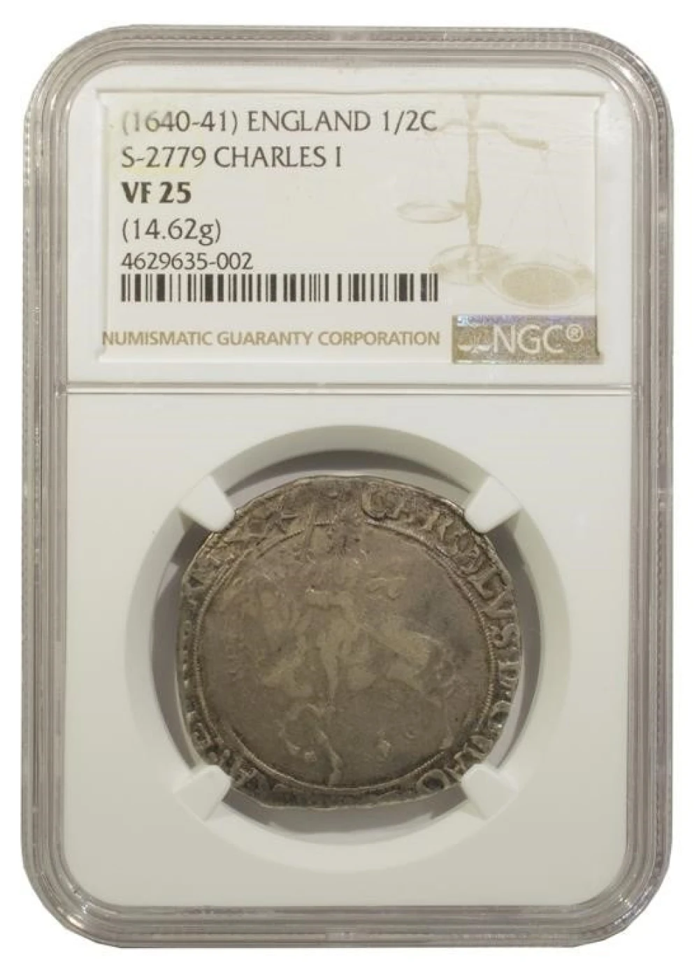 Great Britain. NGC VF-25 (1640-1641) Half Crown