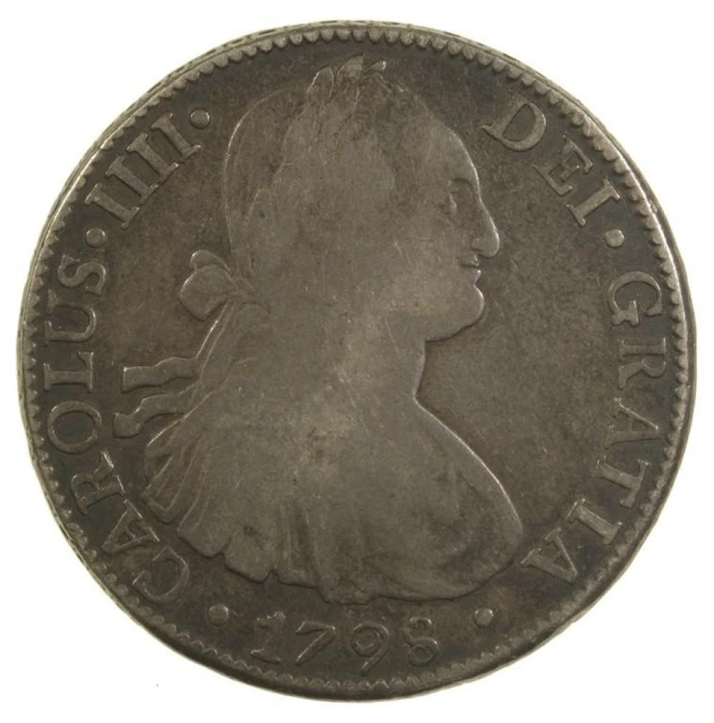 Mexico. Fine to VF 1798-FM 8 Reales