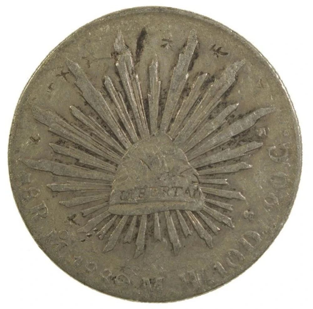 Mexico. VF 1889-MH 8 Reales