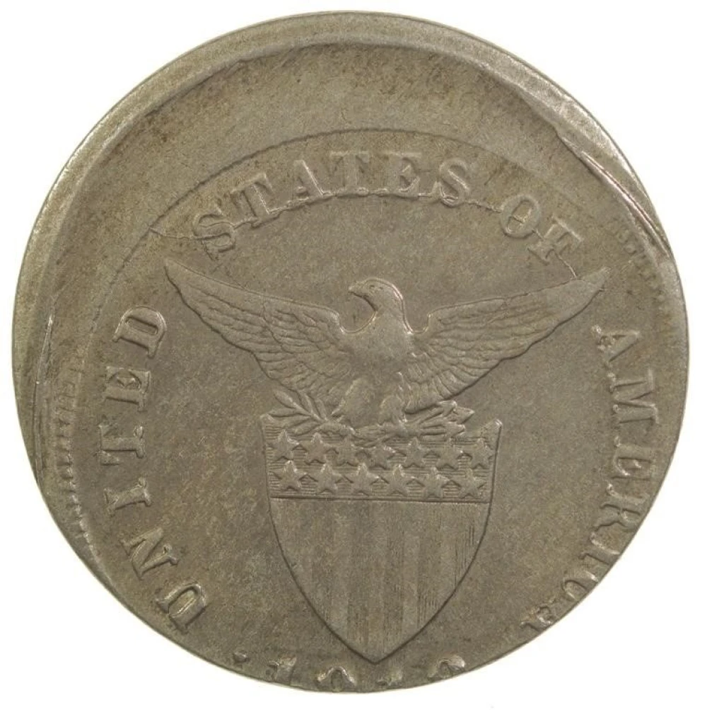 Philippines. BU Off-Center 1918-S Five Centavos