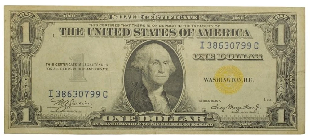 VF Series 1935-A $1 North Africa Issue