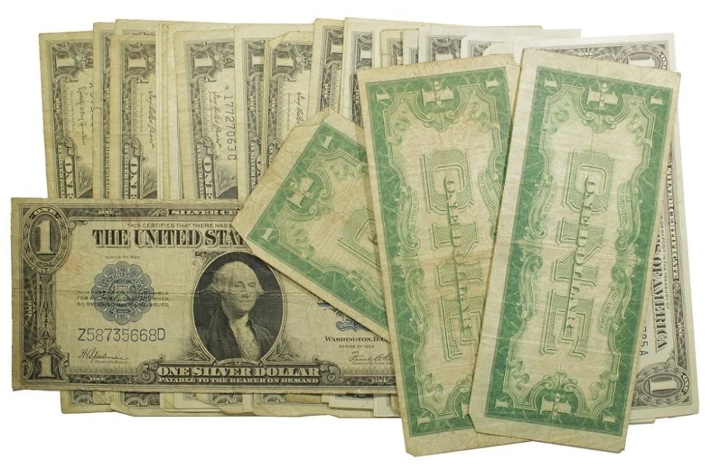 Hoardlet of Circulated Silver Certificates
